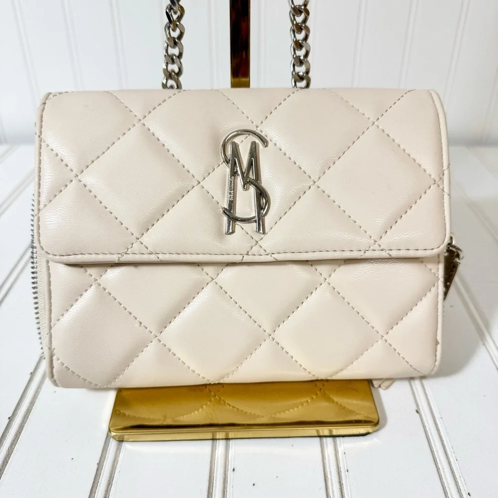 Steve Madden‎ Bcarina Bone Bag Crossbody Quilted Party
